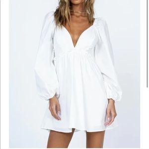 Princess Polly Skylark Mini Dress White